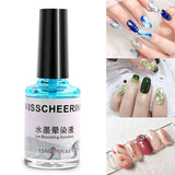 Varnishes Smoke Effect Nail Polish Watercolor Ink Blooming Gel 15ml  Fast Dry Manicure Long Lasting Nail Art DIY Marble Smudge