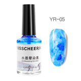 Varnishes Smoke Effect Nail Polish Watercolor Ink Blooming Gel 15ml  Fast Dry Manicure Long Lasting Nail Art DIY Marble Smudge