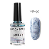 Varnishes Smoke Effect Nail Polish Watercolor Ink Blooming Gel 15ml  Fast Dry Manicure Long Lasting Nail Art DIY Marble Smudge