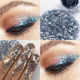 Pudaier Diamond Shines Sparkles Eyeshadow Sequin Glitter Makeup for Eyes Face Sequins Easy to Wear Long Last Professional Beauty