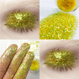 Pudaier Diamond Shines Sparkles Eyeshadow Sequin Glitter Makeup for Eyes Face Sequins Easy to Wear Long Last Professional Beauty
