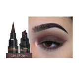 12Color Eyeliner Pencil Pigment Long Lasting Eye Liner Waterproof Eyes Makeup Seal Stamp Eyeliner Cosmetics Pen Black Brown Blue