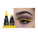 12Color Eyeliner Pencil Pigment Long Lasting Eye Liner Waterproof Eyes Makeup Seal Stamp Eyeliner Cosmetics Pen Black Brown Blue