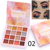 Cmaadu 16 Colors Professional Matte Eyeshadow Pallete