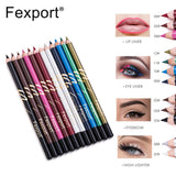 1/6/12pcs multifunction eyeliner set