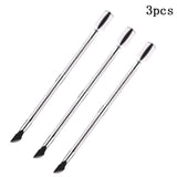 1pcs/3pcs Double-end Cuticle Pusher Dead Skin Remover
