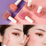 Face Makeup Liquid Blusher Sleek Silky Blush Peach Color Long Lasting Natural Cheek Blush Face Contour Make Up Highlighter Cream