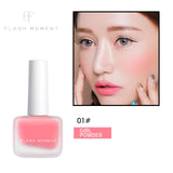 Face Makeup Liquid Blusher Sleek Silky Blush Peach Color Long Lasting Natural Cheek Blush Face Contour Make Up Highlighter Cream