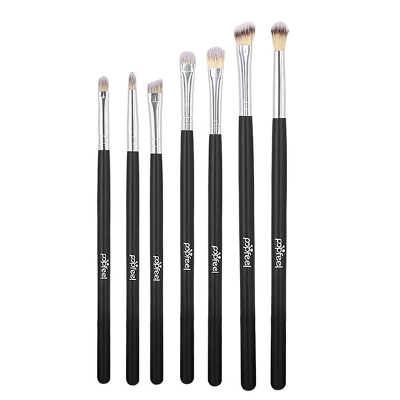 White/Black Silver Professional Makeup Brushes Set