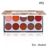 Popfeel Professional Makeup Set For Women Including Shimmer Eyeshadow Blush Nude Concealer Primer Foundation Palette Longlasting