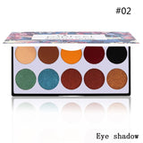 Popfeel Professional Makeup Set For Women Including Shimmer Eyeshadow Blush Nude Concealer Primer Foundation Palette Longlasting