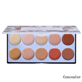 Popfeel Professional Makeup Set For Women Including Shimmer Eyeshadow Blush Nude Concealer Primer Foundation Palette Longlasting