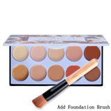 Popfeel Professional Makeup Set For Women Including Shimmer Eyeshadow Blush Nude Concealer Primer Foundation Palette Longlasting