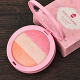 Makeup New Face Glow Glitter Makeup Blusher 3 Colors Natural Brighten Primer Shimmer Highlighter Blush Powder Face Cosmetic