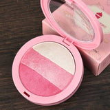 Makeup New Face Glow Glitter Makeup Blusher 3 Colors Natural Brighten Primer Shimmer Highlighter Blush Powder Face Cosmetic