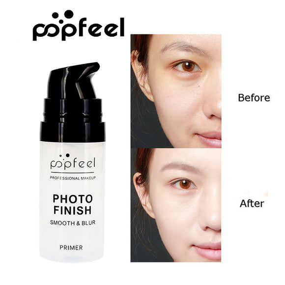 popfeel 15 ML Brighten Moisturizing Face Primer Makeup Cosmetics Pore Invisible Foundation Base Facial Oil Control Cosmetics