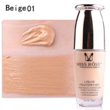MISS ROSE Face Foundation Makeup Base Liquid Foundation BB Cream Concealer Whitening Moisturizer Oil-control Cosmetics