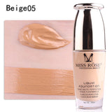MISS ROSE Face Foundation Makeup Base Liquid Foundation BB Cream Concealer Whitening Moisturizer Oil-control Cosmetics