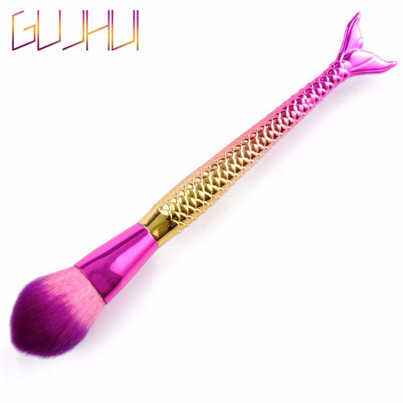 GUJHUI New 1pcs Mermaid High Quality Makeup Brush