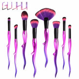 GUIJHUI Professional 8pcs/lots Blending Makeup Brush