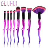 GUIJHUI Professional 8pcs/lots Blending Makeup Brush