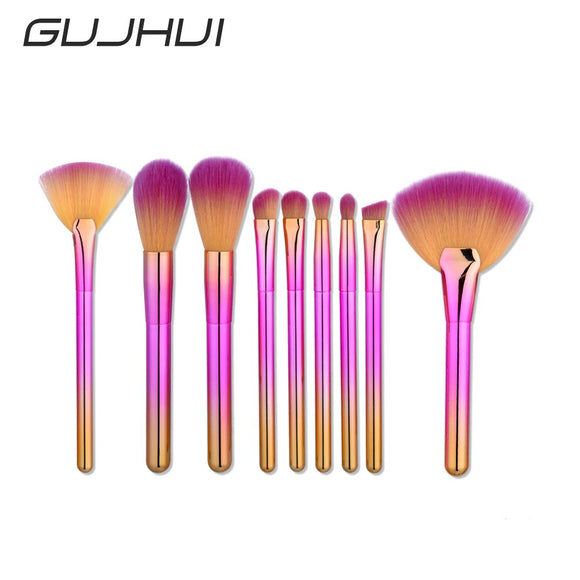 9pcs/lot Pro High Quality Synthetic Brushes Sets