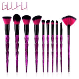 Professional 10pcs/lots Blending Foundation Makeup Brush Sets