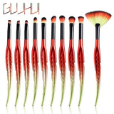 New 10pcs/lots Blending Powder Foundation Brush